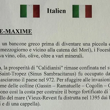 Bastide Du Levant - 50m - Rez De Jardin فندق مبيت وإفطار 2*